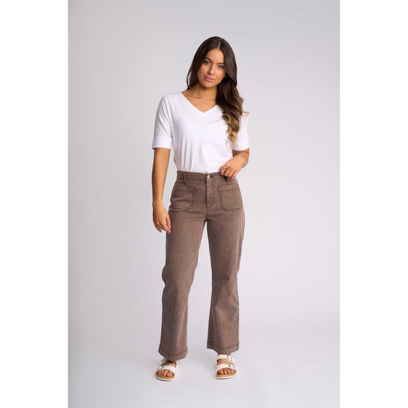 Vassalli Straight Leg Ankle Grazer Jean image number 3